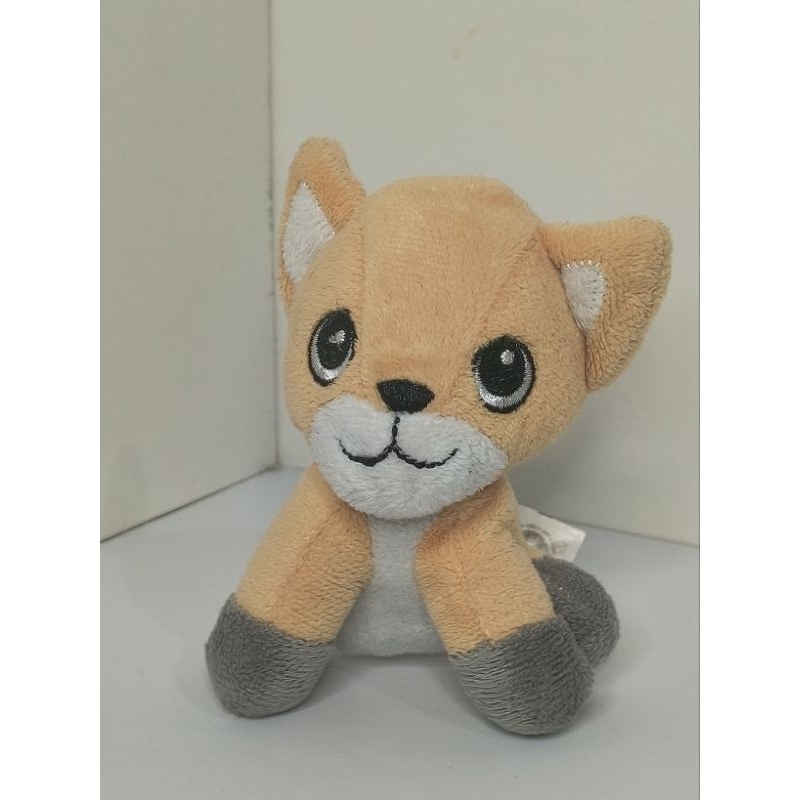 Coleção Kinder Natoons Pelúcia - Tartaruga, Jacaré, Raposa, Tigre, Morcego, Macaco, Gorila