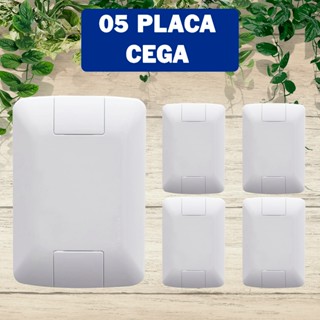 Kit com 5 Tampo Cego 4x2 Espelho Placa Cega Aria Tramontina em Oferta na Shopee