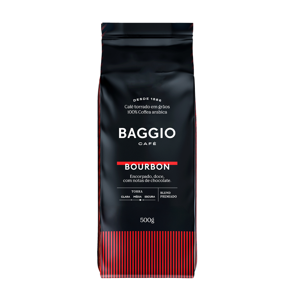 Baggio Café Bourbon Espresso Grão 500g - Food & Beverages