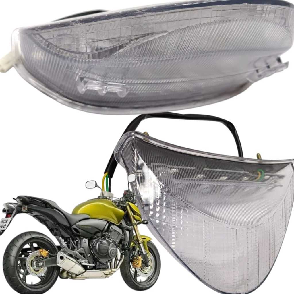 Lanterna Traseira Led Lente Cristal Honda Cb 600 Hornet 2008 2009 2010 2011
