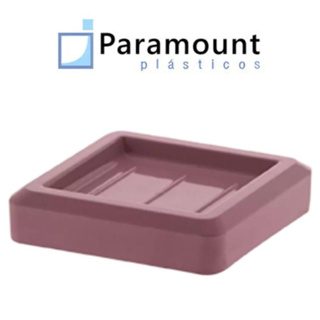 Saboneteira Em Plastico De Bancada Resistente Rose Paramount em Oferta na Shopee
