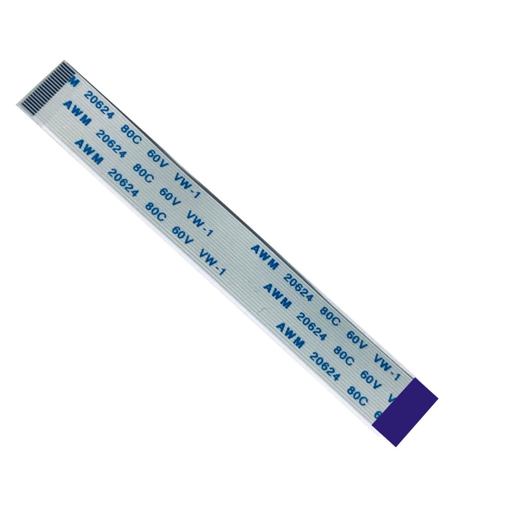 1 Cabo Flat 20 Vias X 12cm  Compatíve lPara Leitor Catraca Tecnibra IHM TCA SLIM