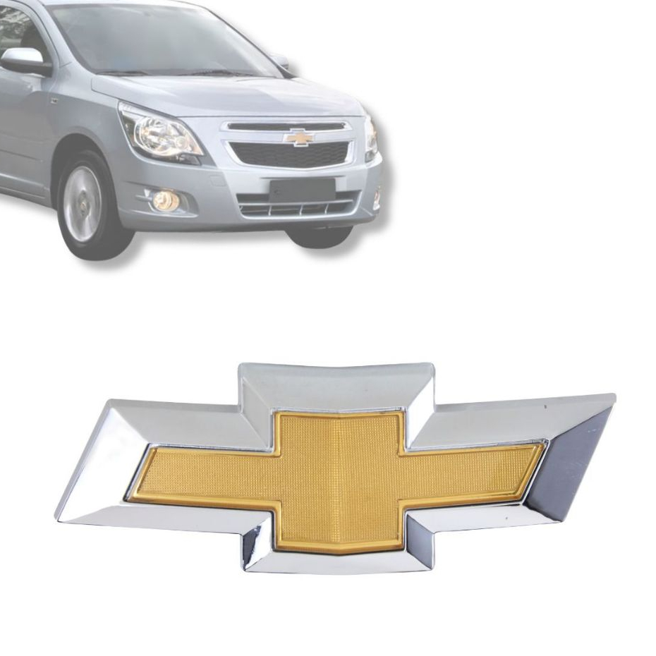 Emblema para Grade Gravata GM COBALT 2013 2014 2015 Dourado ou Preto