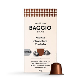 Baggio Café Cápsulas De Café Aroma Chocolate Trufado Compatível Com Nespresso Contém 10 Cápsulas em Oferta na Shopee