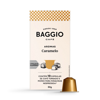 Baggio Café Cápsulas De Café Aroma Caramelo Compatível Com Nespresso Contém 10 Cápsulas em Oferta na Shopee