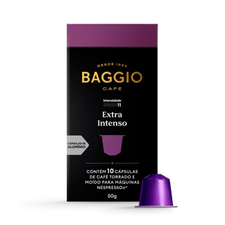 Baggio Café Cápsulas De Café Extra Intenso Compatível Com Nespresso Contém 10 Cápsulas em Oferta na Shopee