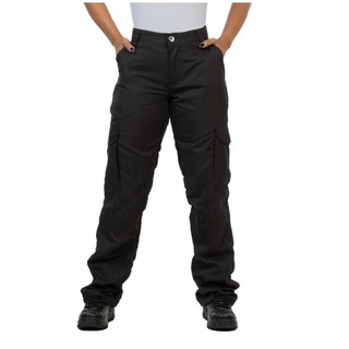 Calça Cargo Feminina Poly Secagem Rápida 6 Bolsos  Militar Use Tático
