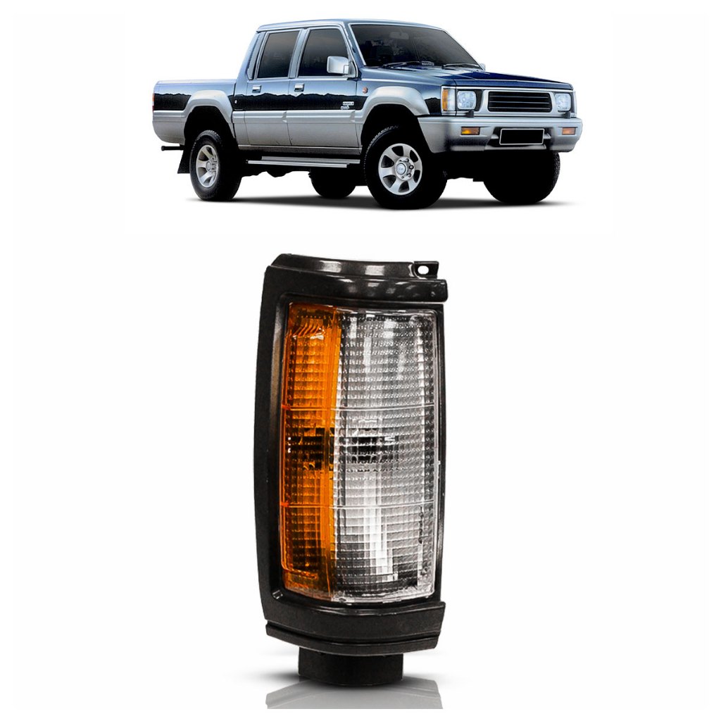 Pisca Seta Dianteira L200 1992 1993 1994 1995 1996 1997 1998 1999 2000 2001 2002 2003 Moldura Preta em Oferta na Shopee