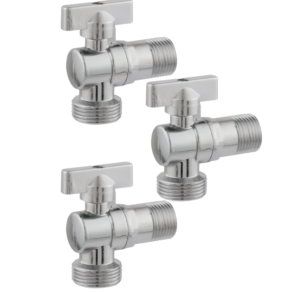 Kit 3 Registro Esfera Torneira Maquina de Lavar Metal ½ e ¾ em Oferta na Shopee