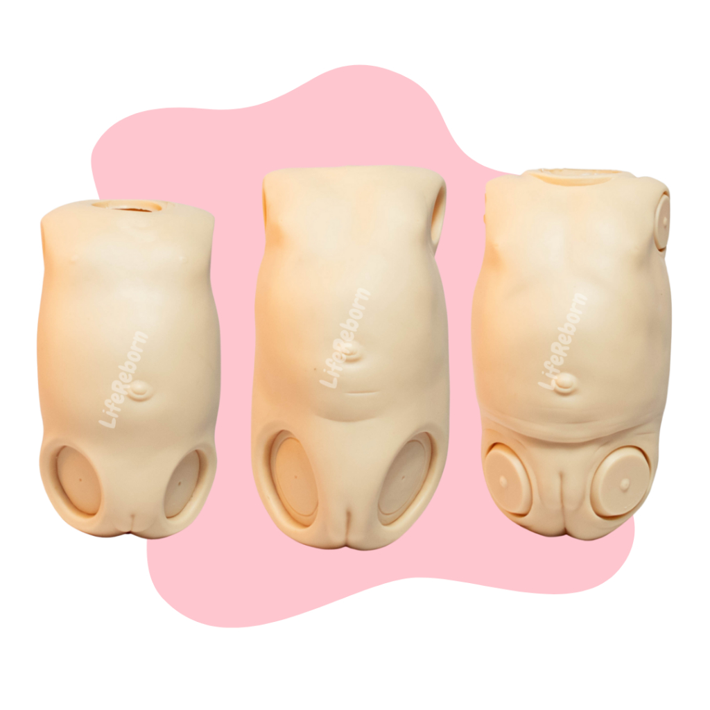 Corpo Boneca Reborn Torso Bebê Feminino