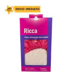 Touca De Banho Atoalhada Pratica Ricca Protecao Confortavel
