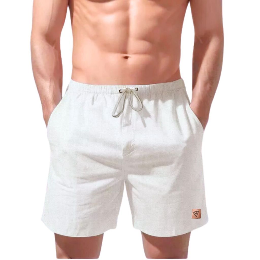 Short De Linho Masculino Básico Mauricinho Premium Lavado De Alta Qualidade Short Linho em Oferta na Shopee