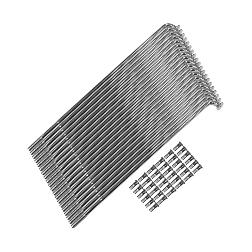 Raio Liso Cromado 4,0mm Dianteiro Ou Traseiro Titan125 Titan150 Titan160 Fan125 Ybr125 Lona — imagem 2 de 2