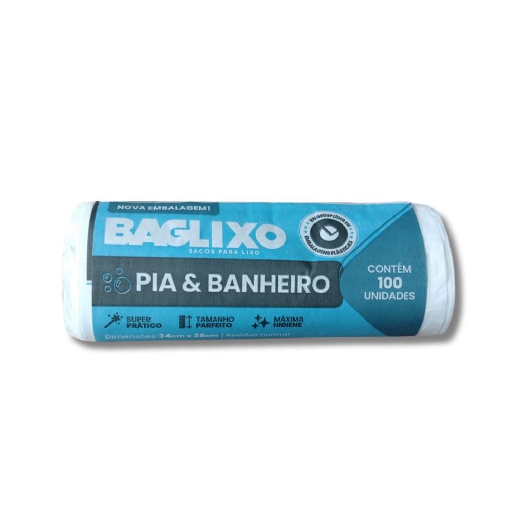 Sacos de Lixo Pia Banheiro 34x38cm 100 Unidades Branca Lixeira Cozinha 7 Litros em Oferta na Shopee