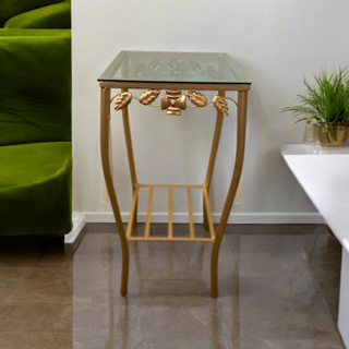 Mesa de canto Flor com 60cm de altura em Oferta na Shopee