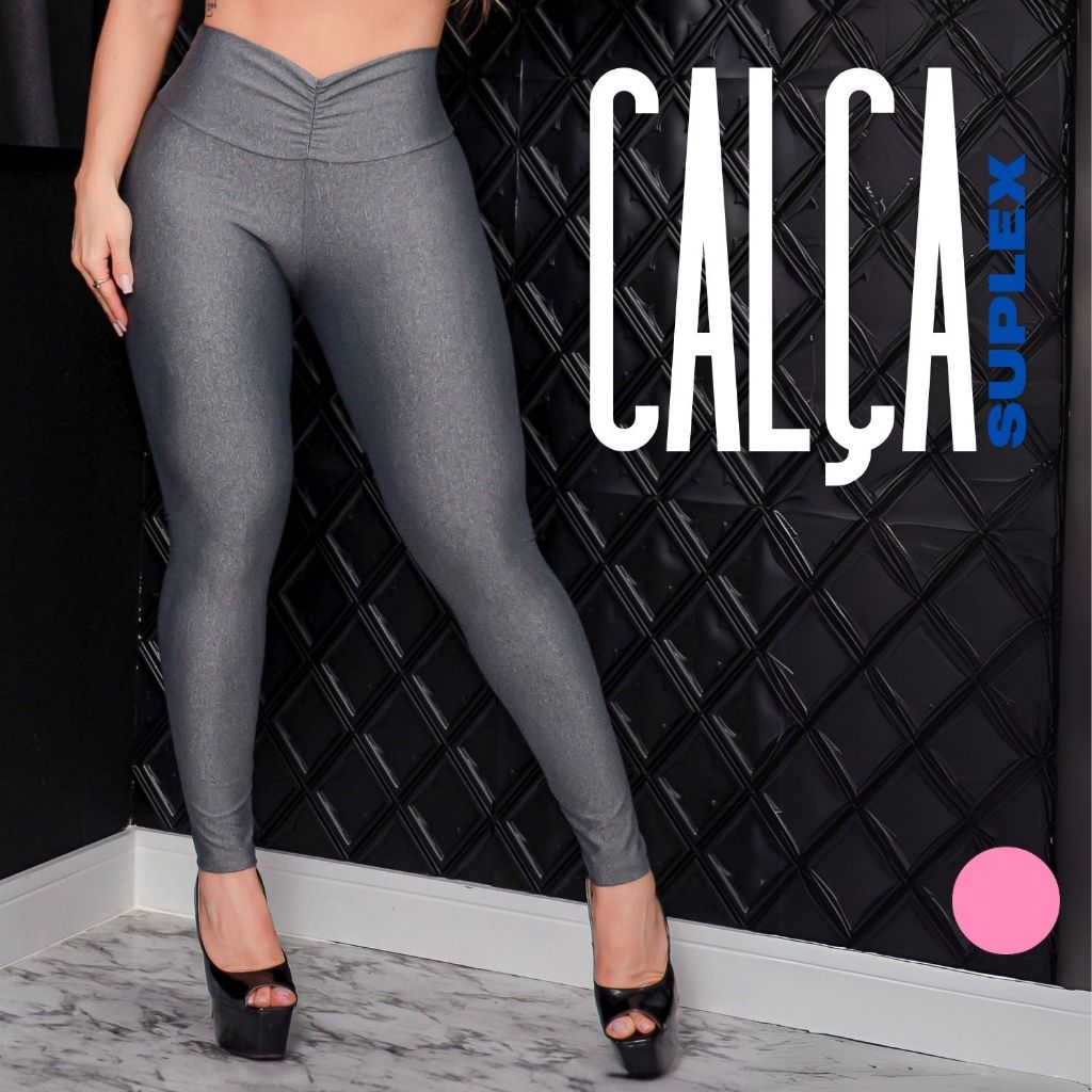 Calça Fitness Efeito Empina Bumbum para Academia Dia a Dia Confortável Pronta Entrega Promoção