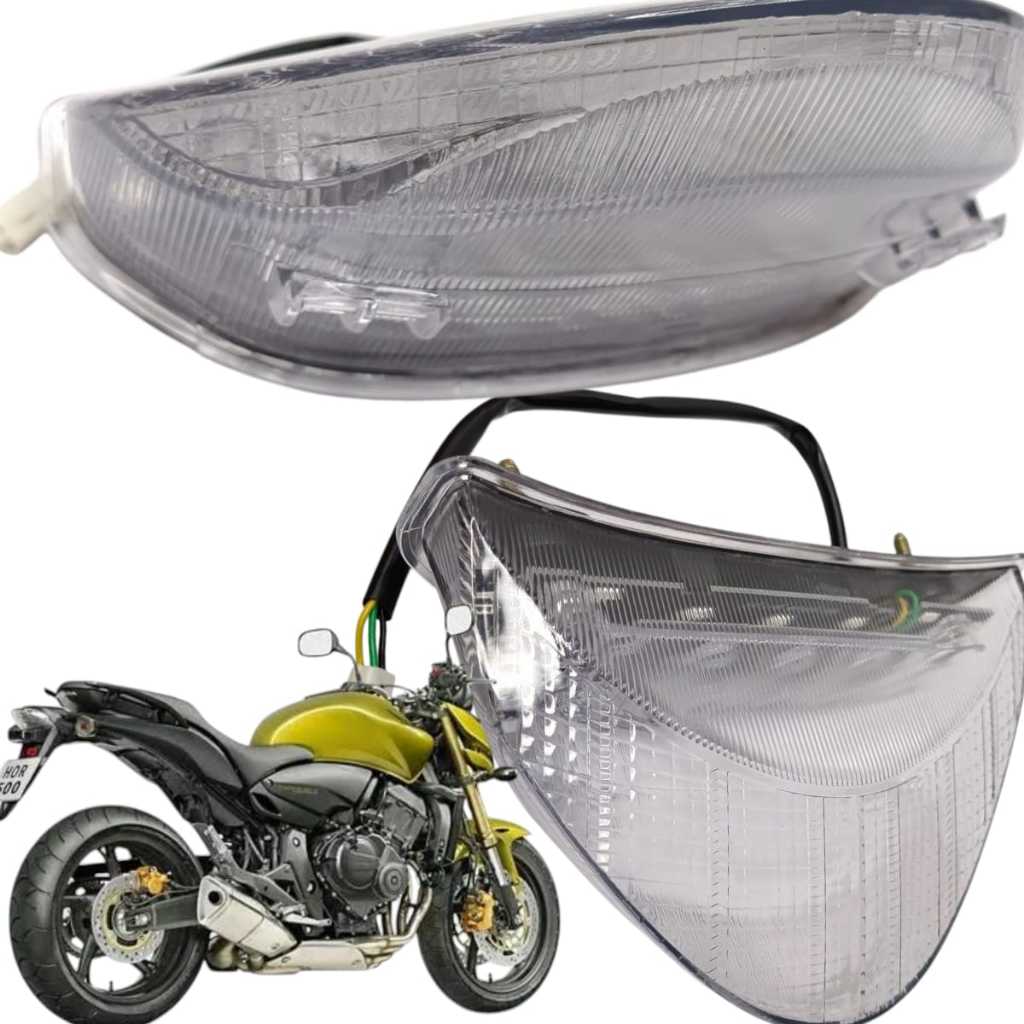 Lanterna Traseira Led Cb 600 Hornet 2008 2009 2010 2011 Cristal Completa