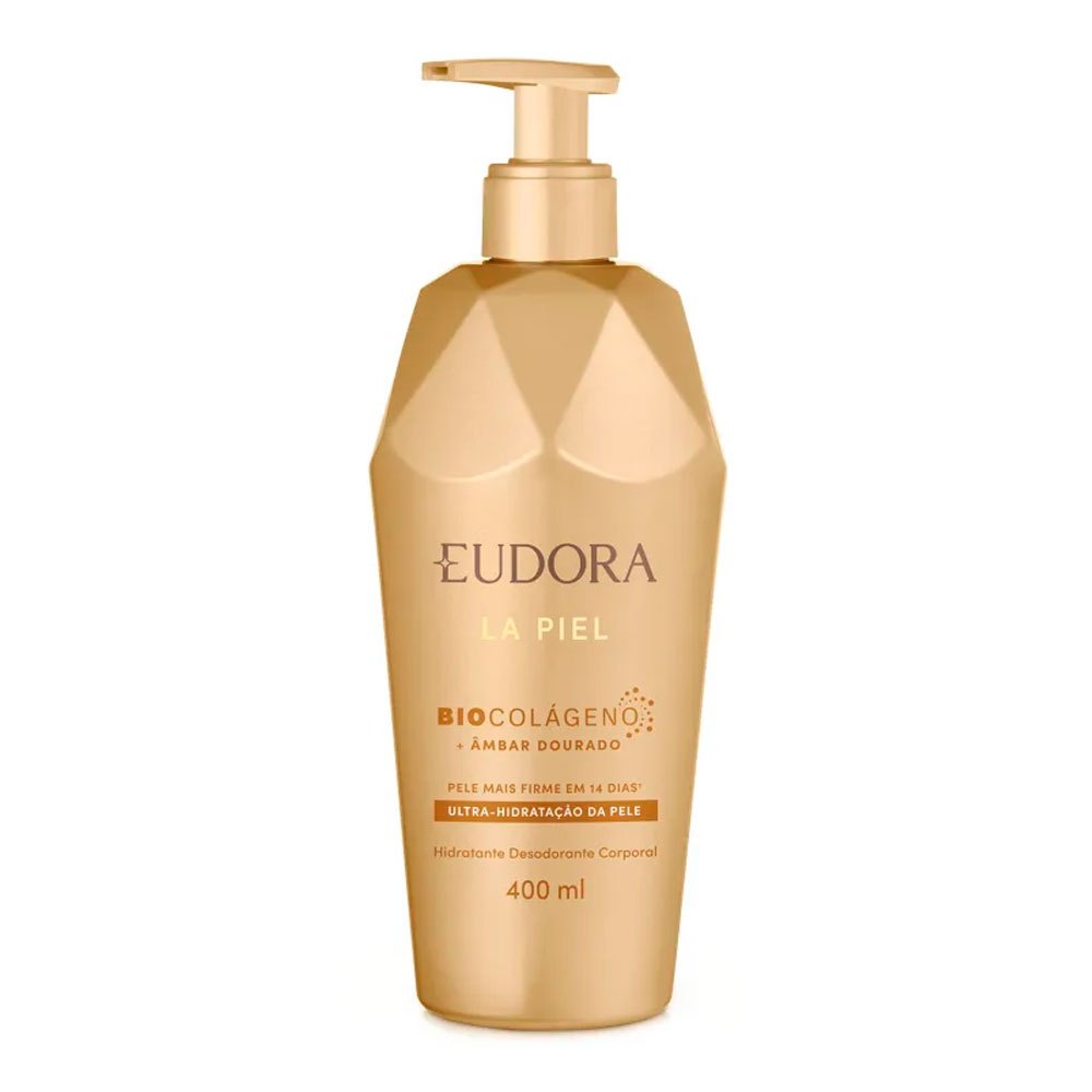 Hidratante Corporal La Piel Ultra-Hidratação da Pele Âmbar Dourado 400ml