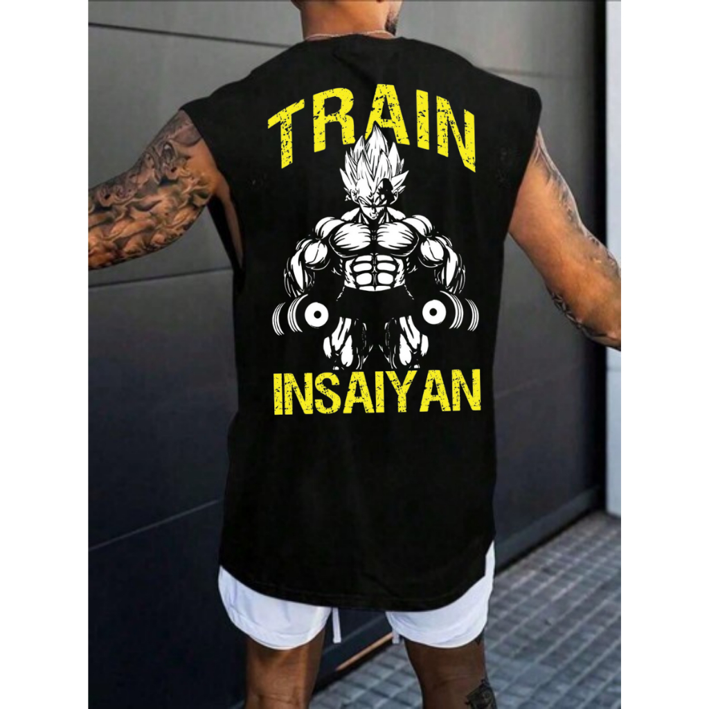 Camiseta Oversized Regata Masculina Moda Academia Treino Tecido Leve Confortavel