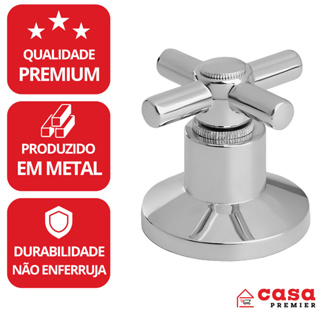 Kit De Acabamento Registro Chuveiro 1/2 ou 3/4 Polegadas Metal Pressão Gaveta Padrão Deca Banheiro em Oferta na Shopee
