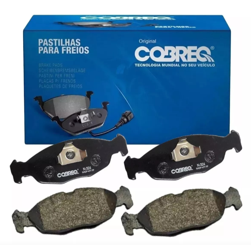 Pastilha Freio GM Celta Classic Corsa Prisma N324 COBREQ em Oferta na Shopee