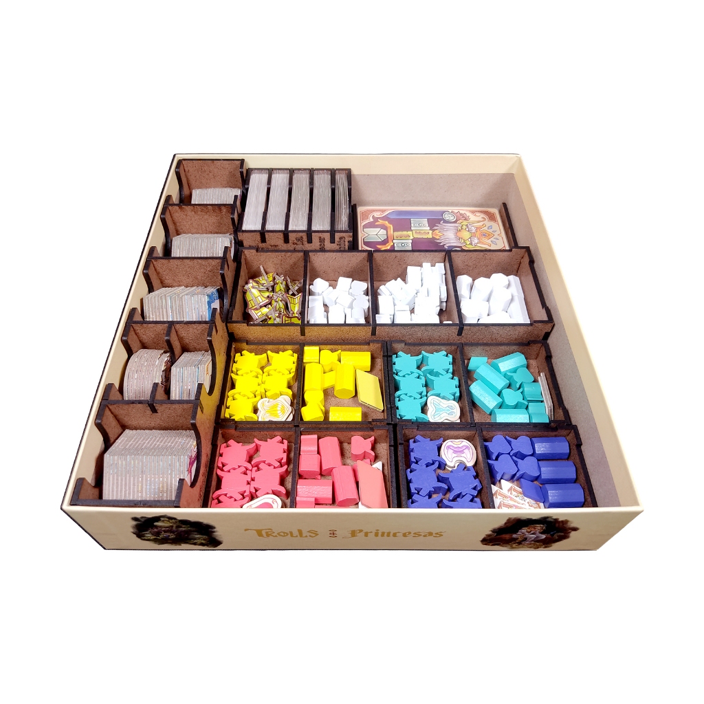 Organizador (INSERT MDF) para Trolls e Princesas