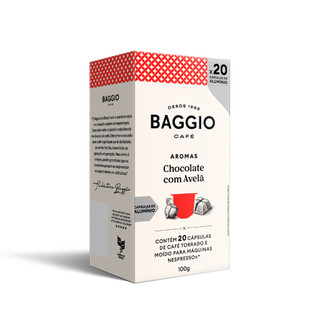 Cápsulas de Café Baggio Café Aroma Chocolate com Avelã, compatível com Nespresso, contém 20 cápsulas em Oferta na Shopee