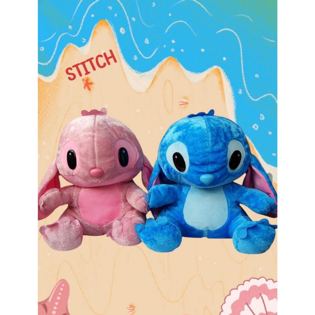Brinquedo Pelúcia Lilo Stitch Ou Angel 40 Cm Melhor