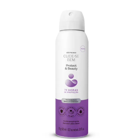 Desodorante Antitranspirante Aerosol Cuide-se Bem Protect And Care 90g/150ml