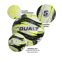 BOLA FUTEBOL CAMPO TERMOFUSION DUALT ORIGINAL OFICIAL PARA JOGOS E TREINAMENTO