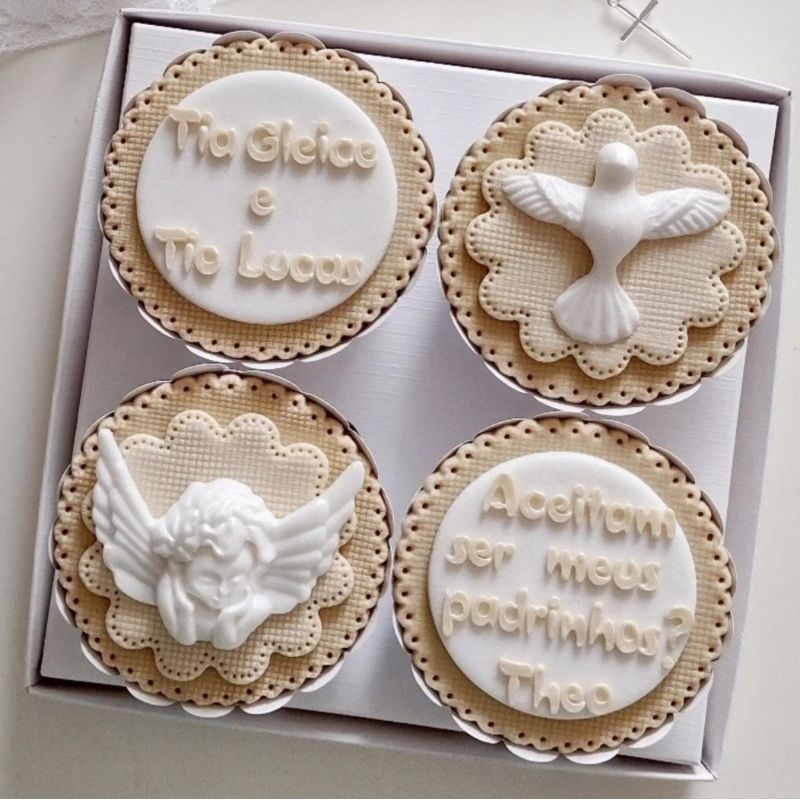 Molde de Silicone Pomba M cód 558 - Religioso, Primeira comunhão, Divino, Espírito Santo