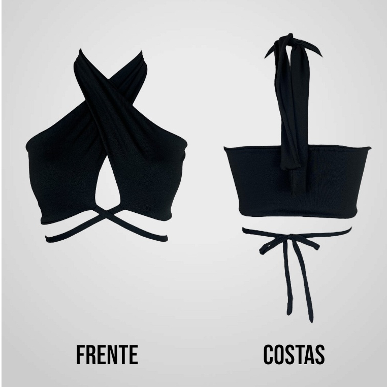 Cropped Transpassado no Pescoço: Onde Comprar | BuscaProdutos