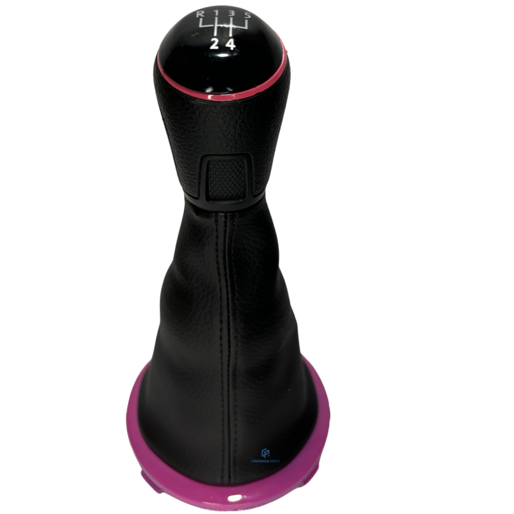 Kit Coifa De Câmbio Com Manopla Gol Voyage Saveiro G5 G6  Rosa