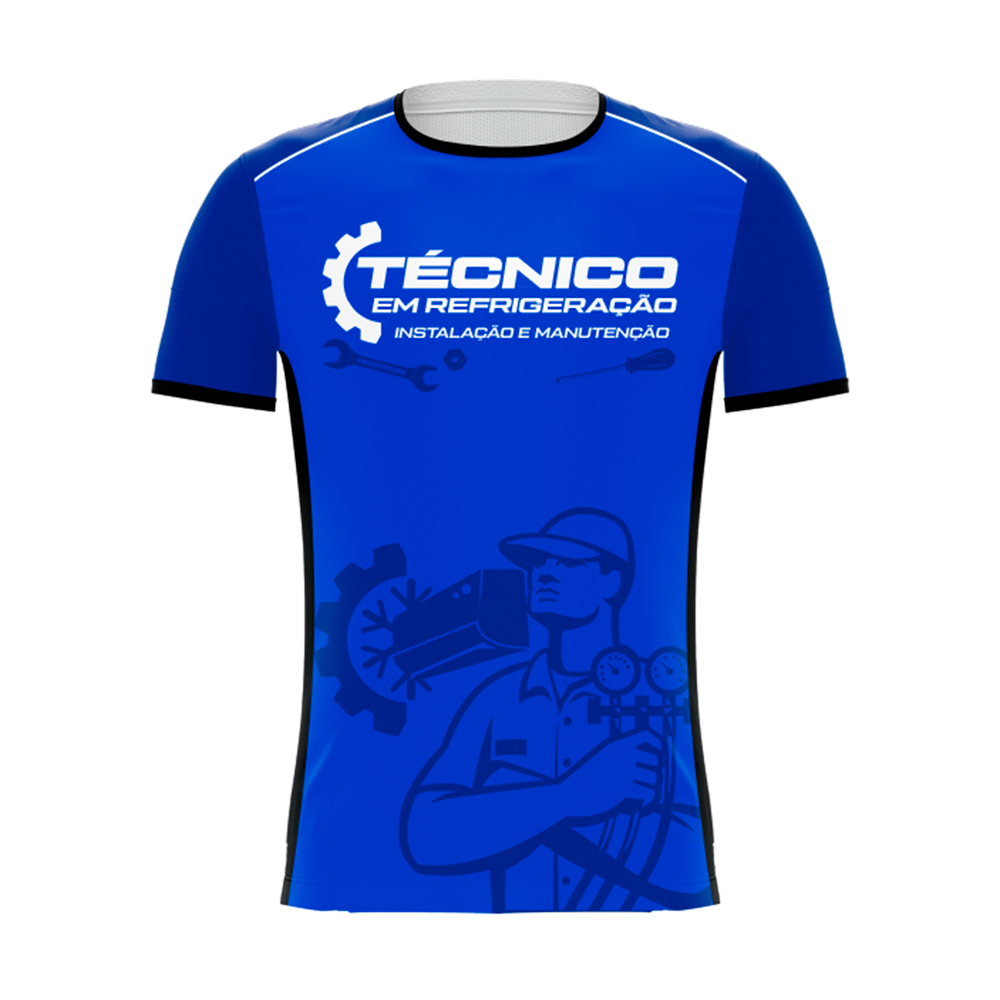 Camisa Camiseta Uniforme Técnico Em Refrigeração Cores