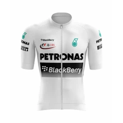 Camisa Camiseta Ciclismo Zíper Total Premium Manga Curta Proteção Uv Roupa Bike Pedal Speed Petronas