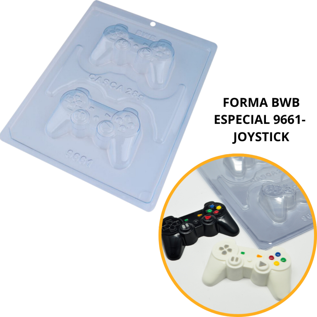 1~4 Forma BWB Com Silicone(3partes)Para Chocolate Cód.9661- Joystick 75g. Para Festas Trufas, Bombons. (CHOCO) em Oferta na Shopee