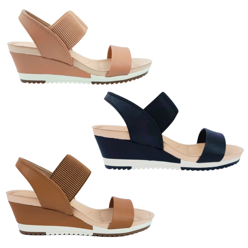 Sandália Modare Anabela Feminino Ortopédico Ultraconforto Confortável Macio Leve Original Calce Fácil Elástico Original em Oferta na Shopee