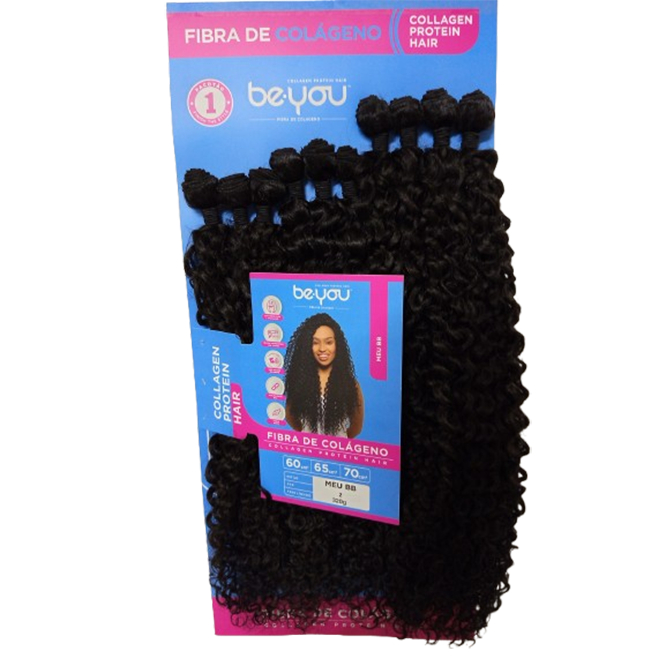 Cabelo Cacheado Na Tela 70cm Fibra De Colágeno Be.you Meu Bb em Oferta na Shopee