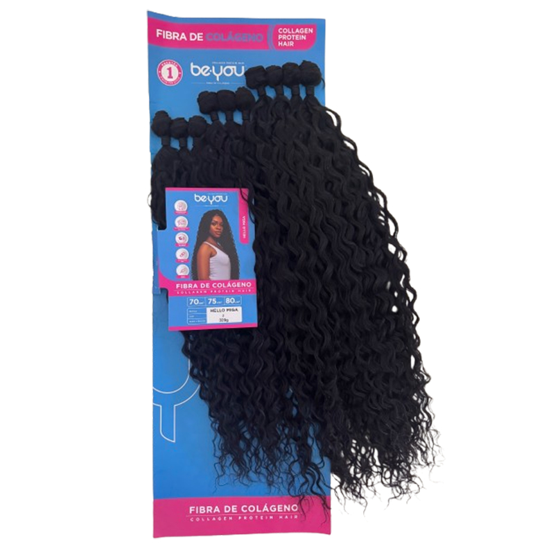 Cabelo Fibra De Colágeno 80cm Na Tela 320g Be.you Hello Miga em Oferta na Shopee