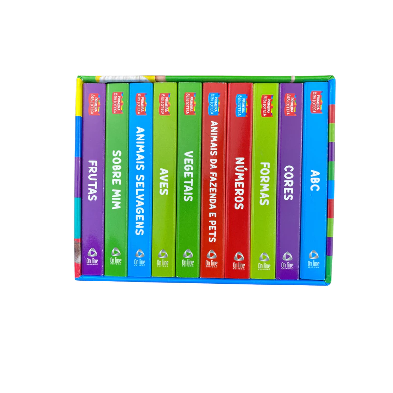 Coleção Primeira Biblioteca Volume 01 em Box com 10 Livrinhos — foto 3