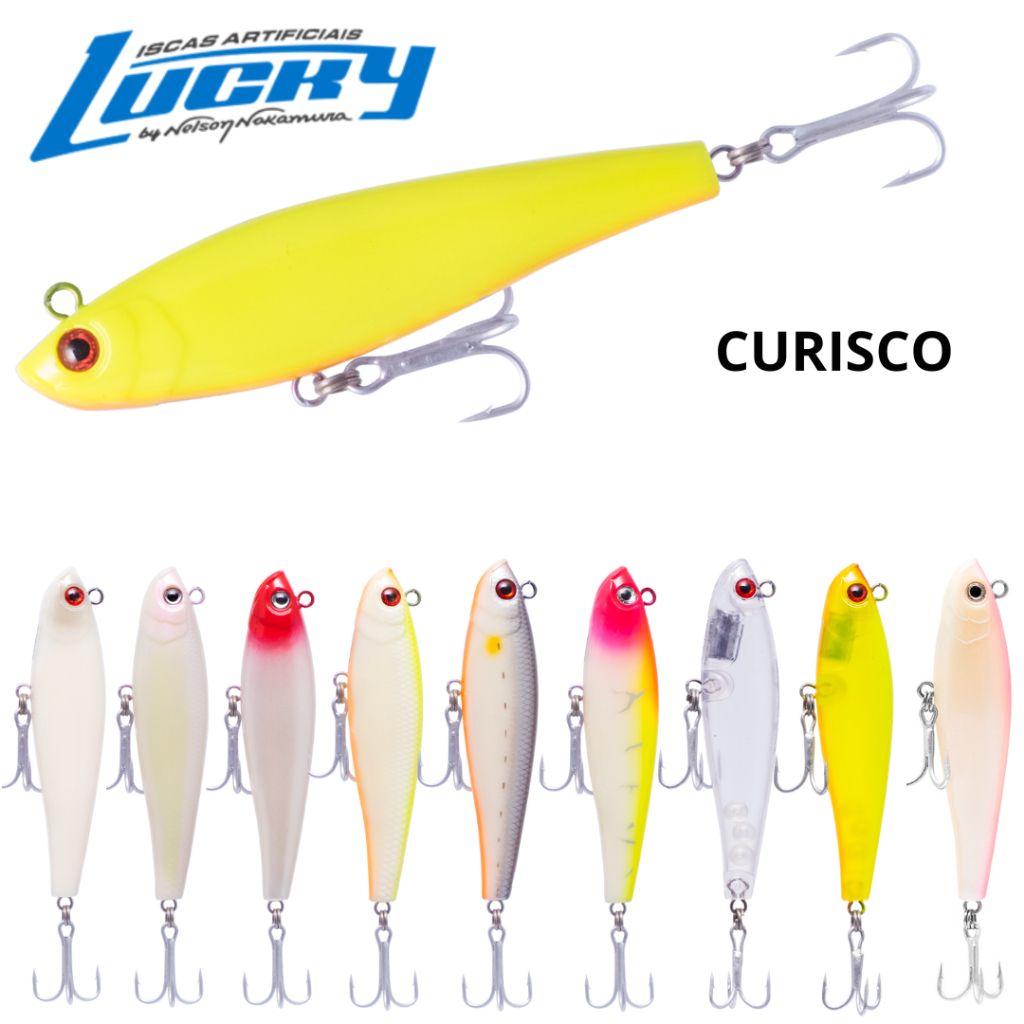 Isca Artificial Nelson Nakamura Curisco 60 6,5g Lucky Original Melhor Preço