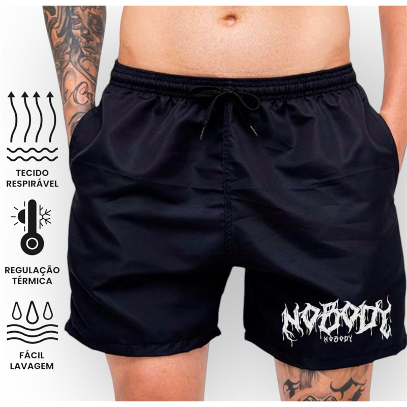 Short Praia Curto Bermuda Tectel Estampado Férias Moda Verão Mauricinho Slim Calor Piscina Esporte Treino Calção Cores