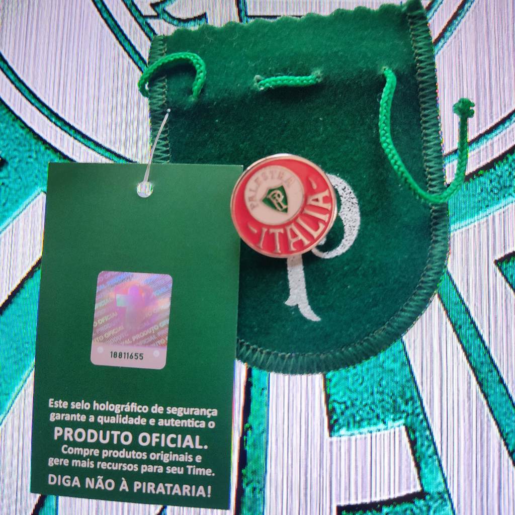 Pin Botton Palmeiras Oficial 1914 Palestra Italia Colecionável Histórico | Presente SKU: PL01101