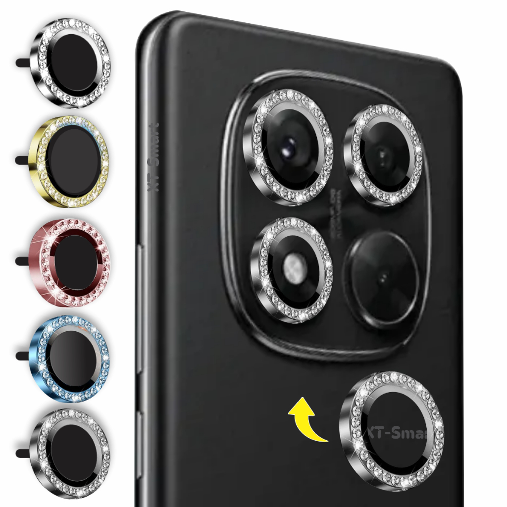 Película Strass Protetora Para Câmera Xiaomi Note 14 Pro 5G em Oferta na Shopee