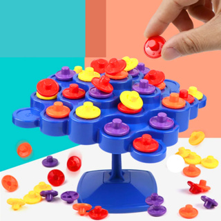 Jogo Interativo Infantil Árvore do Equilíbrio Brinquedo Educativo Equilibrando Discos em Oferta na Shopee