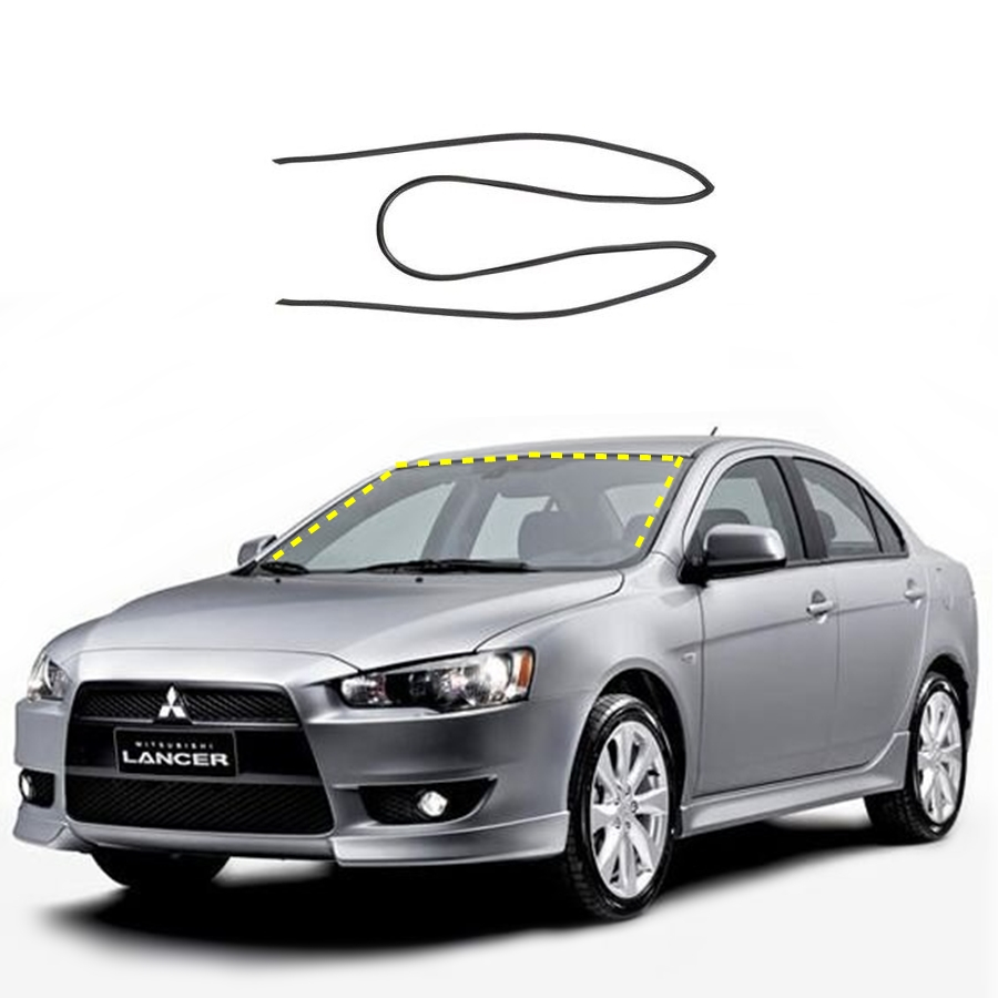 Borracha Vidro Parabrisa Trave Superior e Lateral Lancer 2012 a 2019 ORIG