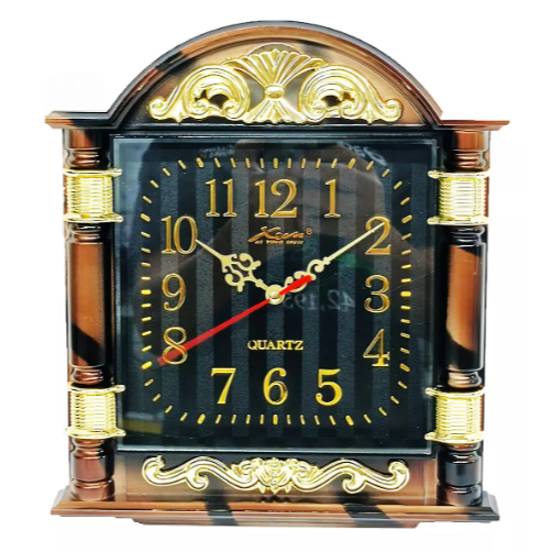 Relógio De Parede Musical Analógico Estilo Vintage Quartz