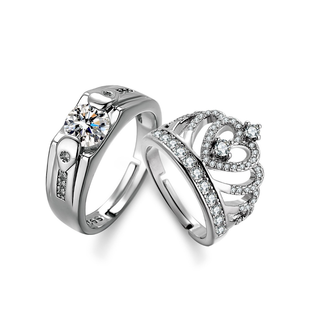 Aliança Banhada Ouro Branco - Comprar com Melhor Preço em Anéis