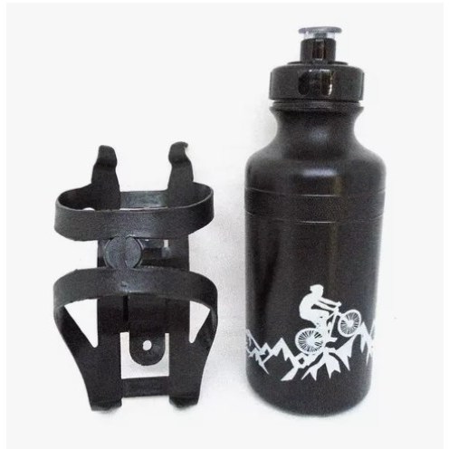 Caramanhola Simples Spec Preta 500ml Suporte De Plastico.