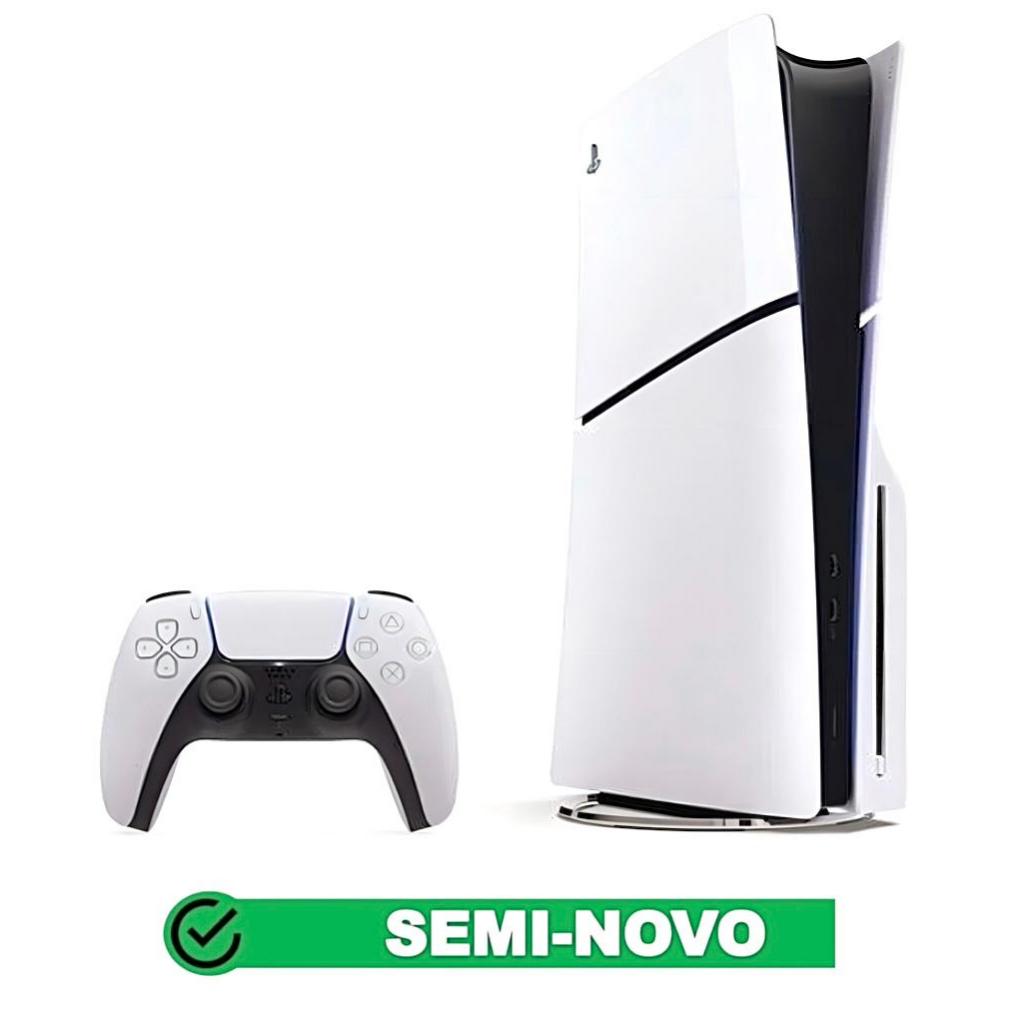 Console Ps5 Slim Cor Branco 1TB Versão Mídia Física